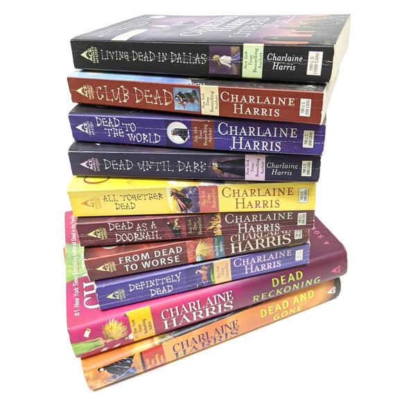 Lot of 10 Cozy Mystery Mysteries Books by Charlaine Harris Clean and Gently Read - Picture 1 of 9